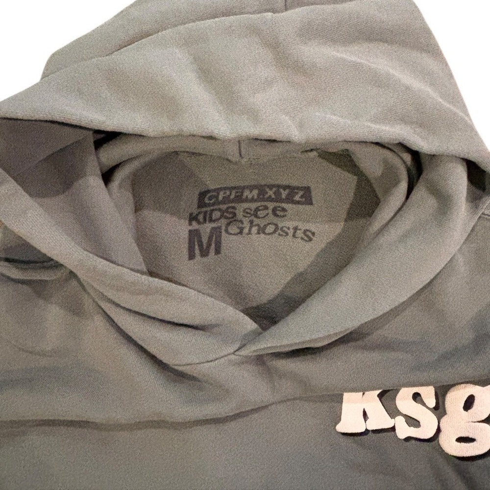 CPFM Kids See Ghosts Kanye West Kid Cudi Camp Flog Gnaw 2018 Hoodie Green Medium - Picture 3 of 5